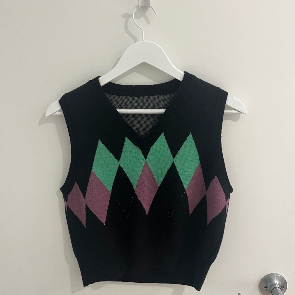 Vintage wool sweater tank